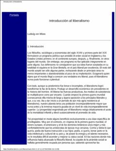 Portada Introducción al liberalismo