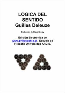 Portada Logica del sentido