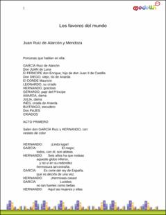 Portada los favores del mundo