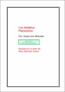 Portada los modelos planetarios