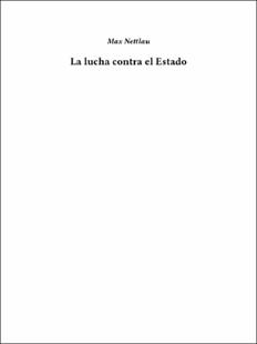 Portada La lucha contra el estado