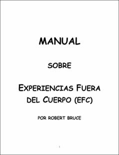 Portada Manual sobre experiencias fuera del cuerpo