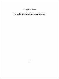 Portada La rebeldía no es anarquismo