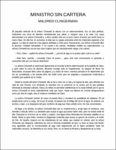 Portada Ministro sin cartera