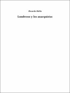 Portada Lombroso y los anarquistas