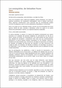 Portada Los anarquistas