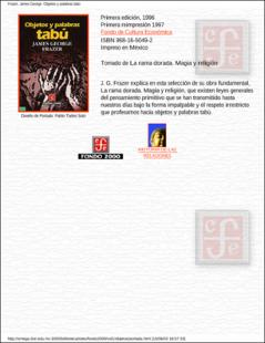 Portada Objetos y palabras tabú