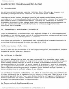 Portada Los cimientos económicos de la libertad