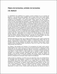 Portada Pájaro de tormentassoñador de tormentas