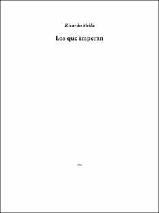 Portada Los que imperan