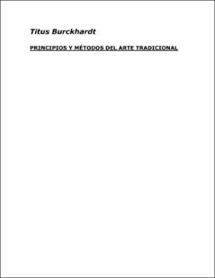 Portada Principios y métodos del arte tradicional