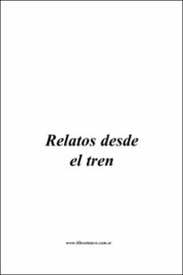 Portada relatos desde el tren