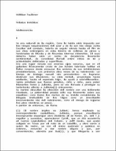 Portada Relatos inéditos