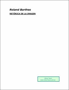 Portada retorica de la imagen