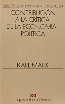 Prólogo a contribución a la crítica de la economía política 1859