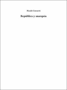 Portada Rep&uacute;blica y anarqu&iacute;a