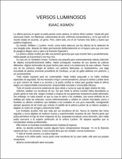 Portada Versos luminosos