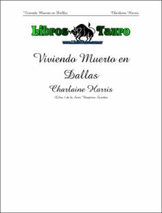 Portada Viviendo muerto en Dallas