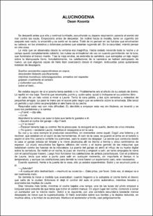 Portada Alucinogenia