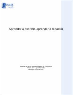 Portada Aprender a escribiraprender a redactar
