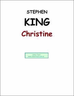 Portada Christine