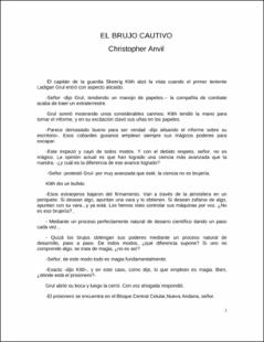 Portada El brujo cautivo