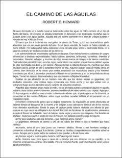 Portada El camino de las águilas