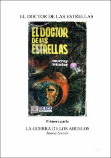 Portada El doctor de las estrellas. Primera parte. La guerra de los abuelos