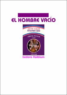 Portada El hombre vacío