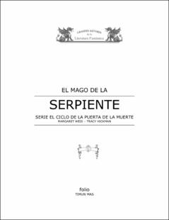 Portada El mago de la serpiente. Volumen I