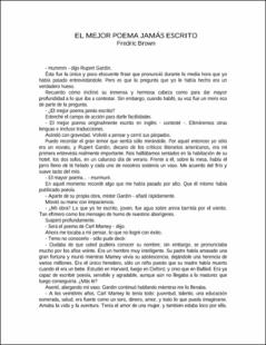Portada El mejor poema jamás escrito