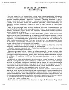 Portada El ocaso de los mitos