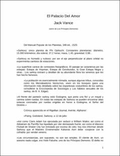 Portada El palacio del amor