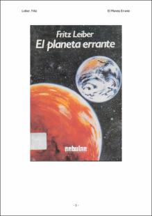 Portada El planeta errante