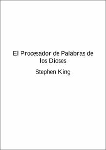 Portada El procesador de palabras de los dioses