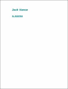Portada El rostro