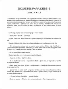 Portada Juguetes para Debbie