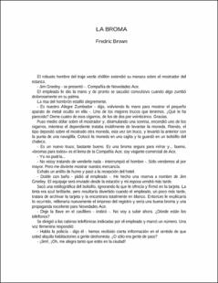 Portada La broma