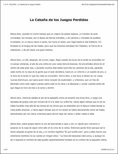 Portada La cabaña de los juegos perdidos