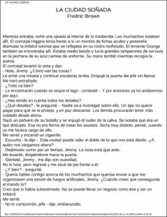 Portada La ciudad sonada