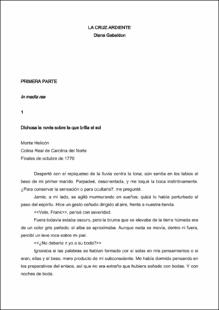 Portada La cruz ardiente