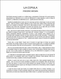 Portada La cúpula