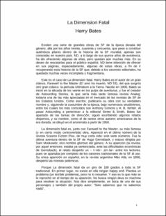 Portada La dimensi&oacute;n fatal