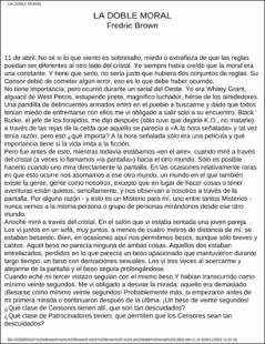 Portada La doble moral