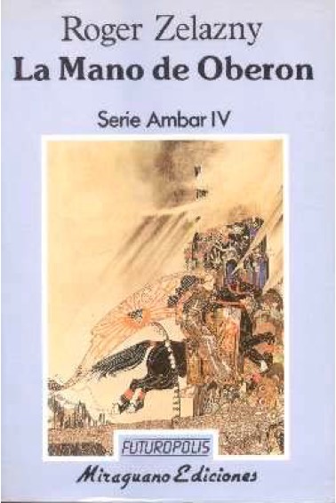 Portada La Mano De Oberon. Serie Ambar IV.