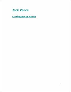 Portada La maquina de matar