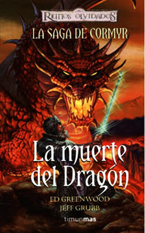 Portada La saga de Cormyr. Volumen III. La muerte del dragón
