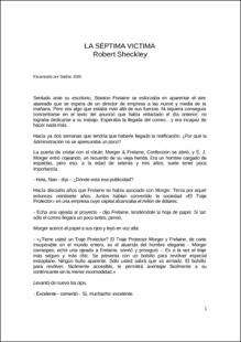 Portada La séptima victima
