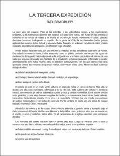 Portada La tercera expedición