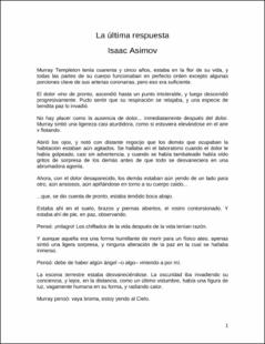 Portada La última respuesta